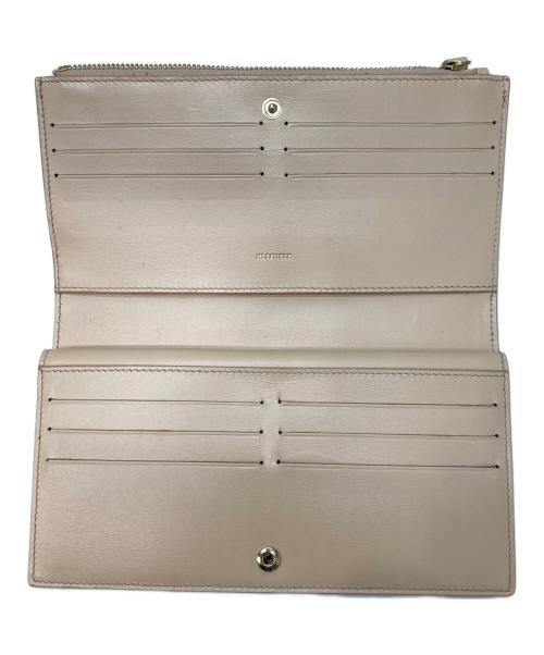 JIL SANDER（ジルサンダー）JIL SANDER (ジルサンダー) 長財布 ベージュの古着・服飾アイテム