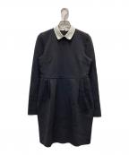 FOXEY BOUTIQUEフォクシー ブティック）の古着「グラシュー 襟付きワンピース」｜ブラック