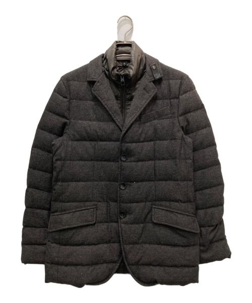 MONTECORE（モンテコーレ）MONTECORE (モンテコーレ) レイヤードダウンジャケット ブラウン サイズ:48の古着・服飾アイテム