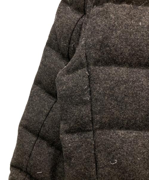 MONTECORE（モンテコーレ）MONTECORE (モンテコーレ) レイヤードダウンジャケット ブラウン サイズ:48の古着・服飾アイテム