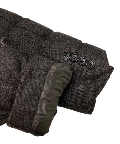 MONTECORE（モンテコーレ）MONTECORE (モンテコーレ) レイヤードダウンジャケット ブラウン サイズ:48の古着・服飾アイテム