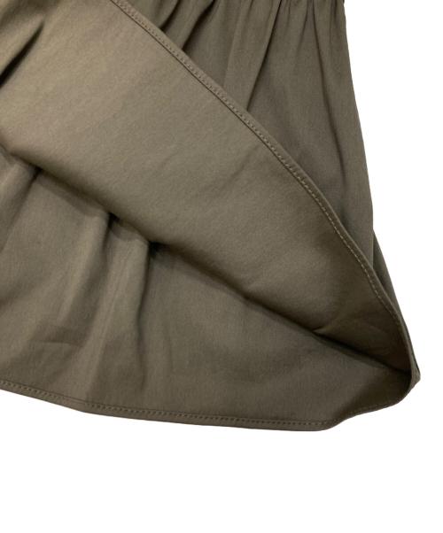 EPOCA（エポカ）EPOCA (エポカ) コットンナイロンストレッチギャザーブラウス オリーブ サイズ:40の古着・服飾アイテム