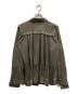 EPOCA (エポカ) コットンナイロンストレッチギャザーブラウス オリーブ サイズ:40：7000円