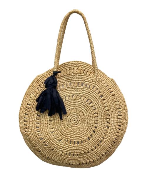 MAISON N.H PARIS（メゾン・エヌ・アッシュ・パリ）MAISON N.H PARIS (メゾン・エヌ・アッシュ・パリ) CIRCLE BAG ベージュの古着・服飾アイテム