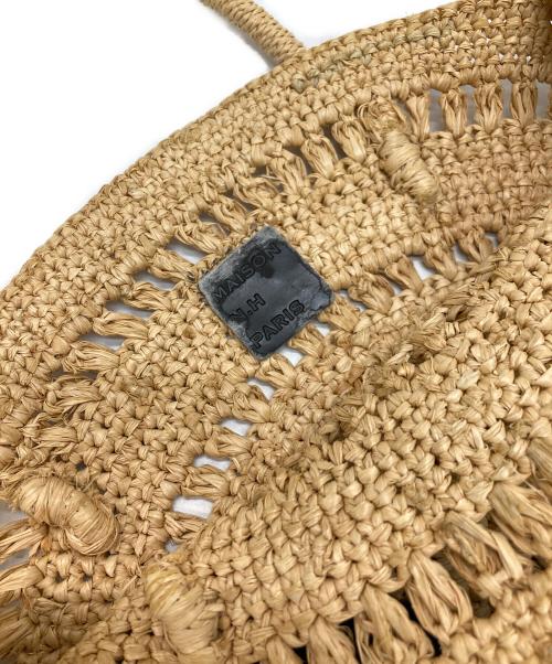 MAISON N.H PARIS（メゾン・エヌ・アッシュ・パリ）MAISON N.H PARIS (メゾン・エヌ・アッシュ・パリ) CIRCLE BAG ベージュの古着・服飾アイテム