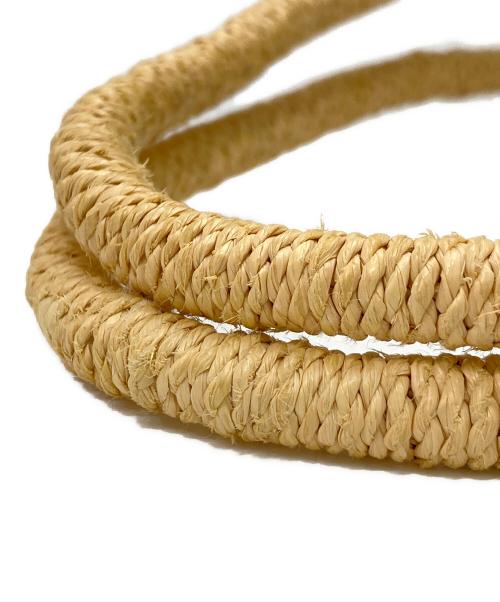 MAISON N.H PARIS（メゾン・エヌ・アッシュ・パリ）MAISON N.H PARIS (メゾン・エヌ・アッシュ・パリ) CIRCLE BAG ベージュの古着・服飾アイテム