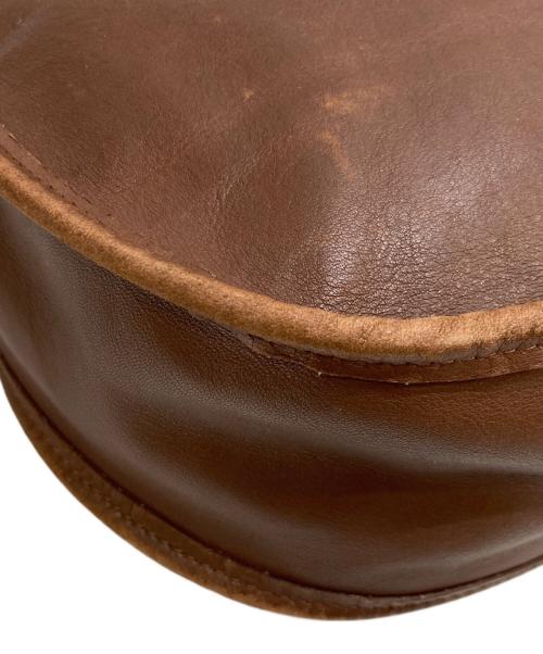 COACH（コーチ）COACH (コーチ) レザーショルダーバッグ ブラウンの古着・服飾アイテム