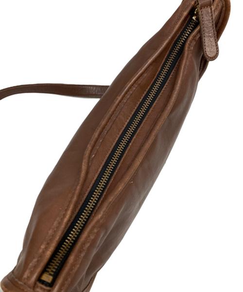 COACH（コーチ）COACH (コーチ) レザーショルダーバッグ ブラウンの古着・服飾アイテム
