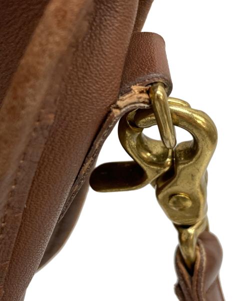 COACH（コーチ）COACH (コーチ) レザーショルダーバッグ ブラウンの古着・服飾アイテム
