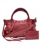 BALENCIAGAバレンシアガ）の古着「2WAYザ ファースト ハンドバッグ」｜レッド