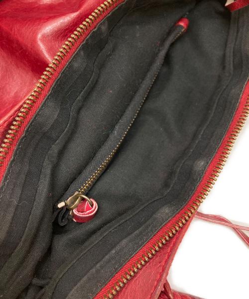 BALENCIAGA（バレンシアガ）BALENCIAGA (バレンシアガ) 2WAYザ ファースト ハンドバッグ レッドの古着・服飾アイテム