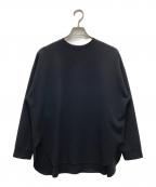 RIVE DROITEリヴドロワ）の古着「カットジョーゼットプルオーバー」｜ブラック
