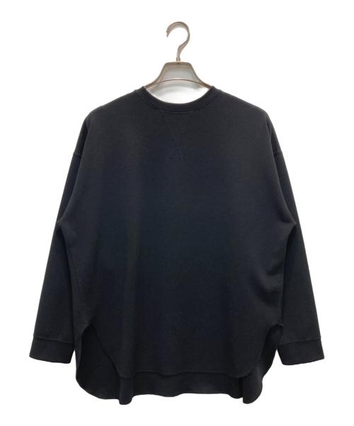 RIVE DROITE（リヴドロワ）RIVE DROITE (リヴドロワ) カットジョーゼットプルオーバー ブラック サイズ:FREEの古着・服飾アイテム