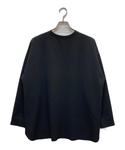 RIVE DROITE（リヴドロワ）RIVE DROITE (リヴドロワ) カットジョーゼットプルオーバー ブラック サイズ:FREEの古着・服飾アイテム