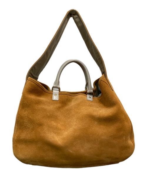 KOLOR（カラー）KOLOR (カラー) PORTER (ポーター) スエードトートバッグ ベージュの古着・服飾アイテム