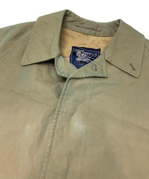 Burberry's（バーバリーズ）Burberry's (バーバリーズ) ステンカラーコート グリーン サイズ:RMの古着・服飾アイテム