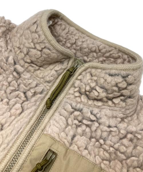 THE NORTHFACE PURPLELABEL（ザ・ノースフェイス パープルレーベル）THE NORTHFACE PURPLELABEL (ザ・ノースフェイス パープルレーベル) ウールボアフリースフィールドジャケット ベージュ サイズ:Lの古着・服飾アイテム