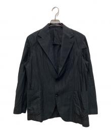 Finjack（フィンジャック）の古着「ワッシャーテーラードジャケット」｜ブラック