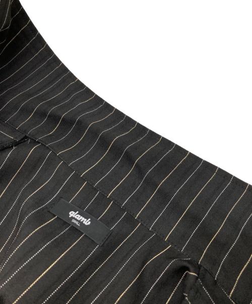 glamb（グラム）glamb (グラム) Sparkle Stripe Track Jacket ブラック サイズ:Sの古着・服飾アイテム