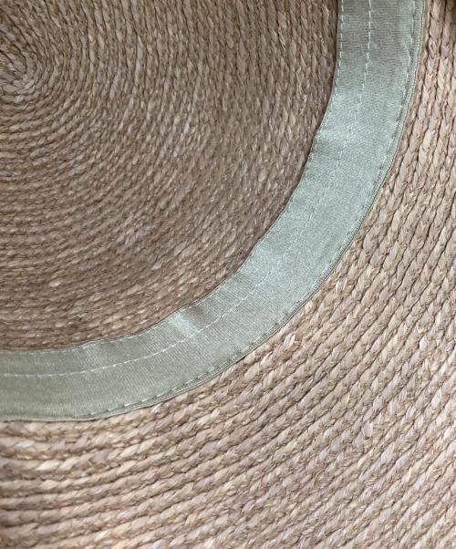 HELEN KAMINSKI（ヘレンカミンスキー）HELEN KAMINSKI (ヘレンカミンスキー) ラフィアハット ベージュ×ピンクの古着・服飾アイテム