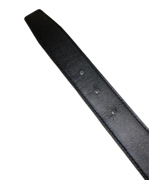 HERMES（エルメス）HERMES (エルメス) Hバックルベルト ブラック×ブルーの古着・服飾アイテム