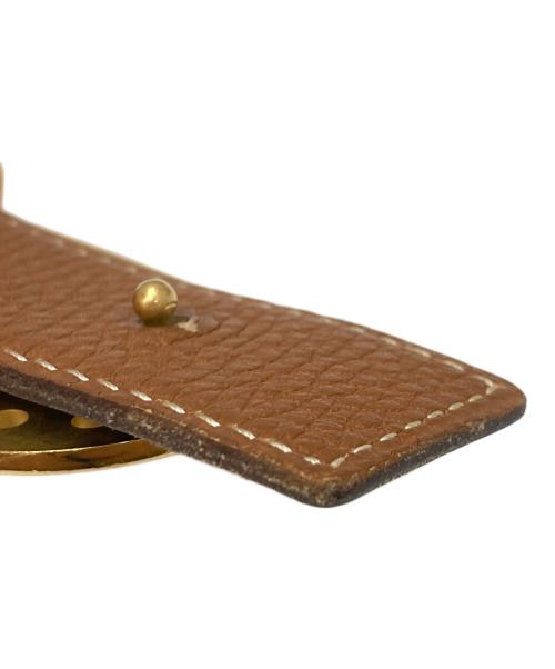 HERMES（エルメス）HERMES (エルメス) ボックスカーフHパンチングバックルベルト ブラックの古着・服飾アイテム