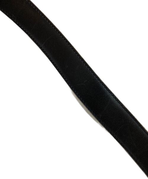 HERMES（エルメス）HERMES (エルメス) ボックスカーフHパンチングバックルベルト ブラックの古着・服飾アイテム