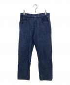 AURALEEオーラリー）の古着「silk denim pants」｜インディゴ