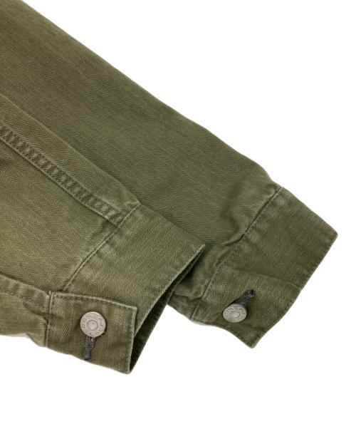 BONCOURA（ボンクラ）BONCOURA (ボンクラ) ヘリンボーンカバーオール オリーブ サイズ:38の古着・服飾アイテム