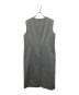Aquascutum (アクアスキュータム) カシミヤVネックワンピース グレー サイズ:不明(実寸参照)：9000円