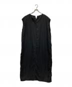 FRAMeWORKフレームワーク）の古着「フィブリルポプリンサックドレス」｜ブラック