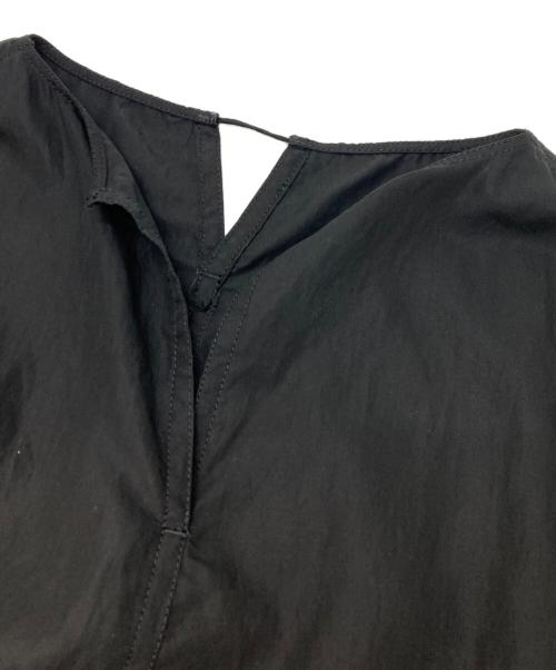 FRAMeWORK（フレームワーク）FRAMeWORK (フレームワーク) フィブリルポプリンサックドレス ブラック サイズ:FREEの古着・服飾アイテム