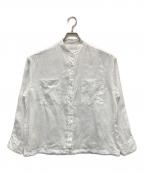 FRAMeWORKフレームワーク）の古着「フレンチリネンドロストシャツ」｜ホワイト