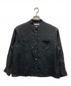 FRAMeWORKフレームワーク）の古着「フレンチリネンドロストシャツ」｜ブラック