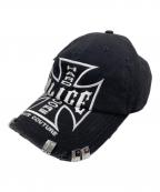 alicehollywoodアリス ハリウッド）の古着「キャップ」｜ブラック