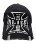 中古・古着 alicehollywood (アリス ハリウッド) キャップ ブラック サイズ:-：7000円