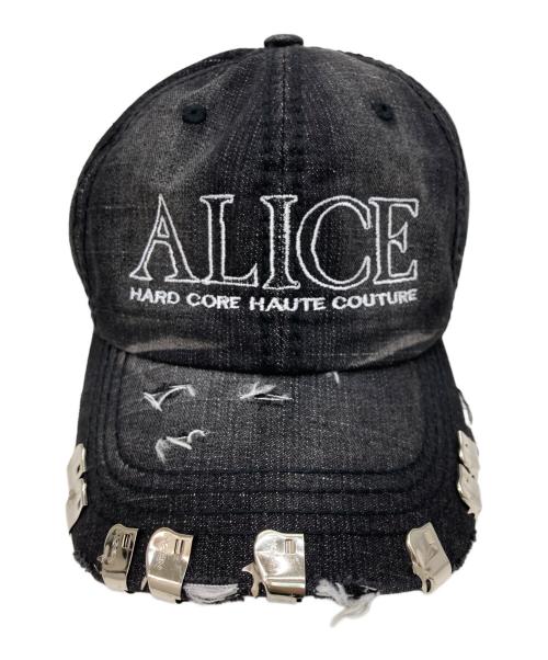 alicehollywood（アリス ハリウッド）alicehollywood (アリス ハリウッド) キャップ ブラック サイズ:-の古着・服飾アイテム