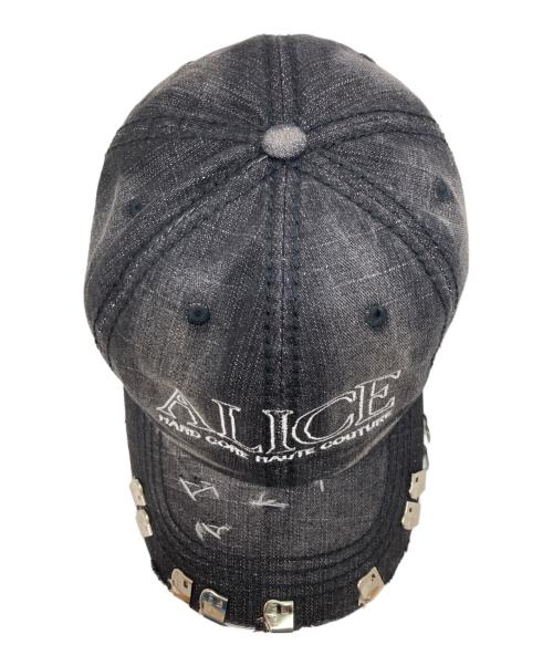 alicehollywood（アリス ハリウッド）alicehollywood (アリス ハリウッド) キャップ ブラック サイズ:-の古着・服飾アイテム