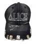 中古・古着 alicehollywood (アリス ハリウッド) キャップ ブラック サイズ:-：7000円