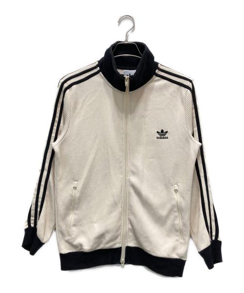 adidas（アディダス）adidas (アディダス) アディカラー クラシック ワッフル ベッケンバウアー トラックジャケット ベージュ サイズ:Mの古着・服飾アイテム