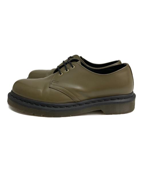 Dr.Martens（ドクターマーチン）Dr.Martens (ドクターマーチン) 3ホールシューズ オリーブ サイズ:UK5の古着・服飾アイテム
