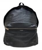 Saint Laurent Parisサンローランパリ）の古着「型押しリュック」｜ブラック