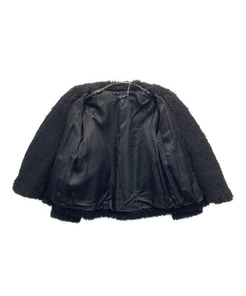 edition（エディション）edition (エディション) ウールボアショートコート ブラック サイズ:36の古着・服飾アイテム