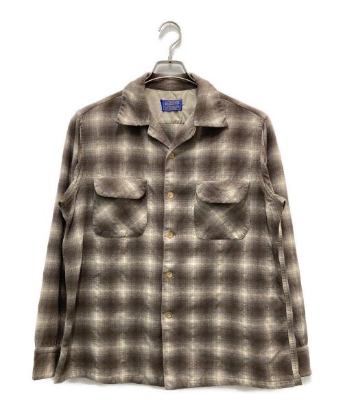 PENDLETON（ペンドルトン）PENDLETON (ペンドルトン) チェックシャツ ブラウン サイズ:Lの古着・服飾アイテム