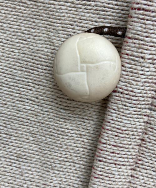 UHURU（ウフル）UHURU (ウフル) ジャガードベスト ベージュ サイズ:FREEの古着・服飾アイテム