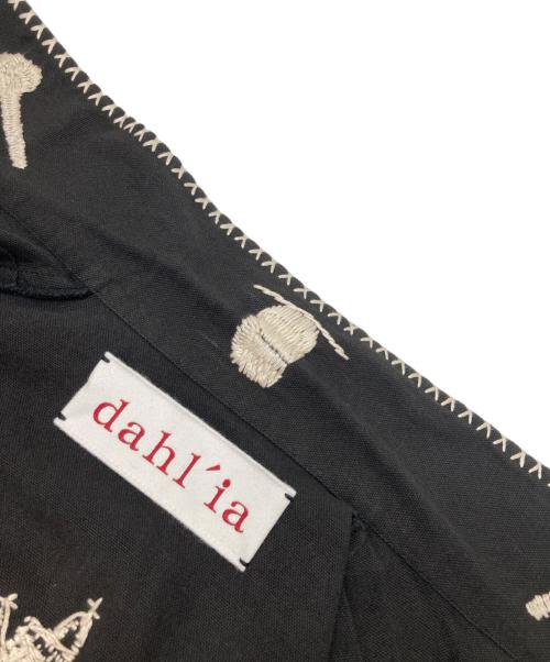 dahl'ia（ダリア）dahl'ia (ダリア) エンブロイダリ― シャツジャケット グレー サイズ:FREEの古着・服飾アイテム
