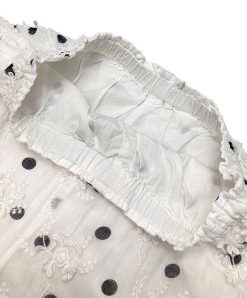 crinkle（クリンクル）crinkle (クリンクル) シアーイージーパンツ ホワイト サイズ:FREEの古着・服飾アイテム
