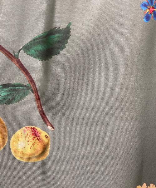 CABAN（キャバン）CABAN (キャバン) BLOOMIN' ART プリントロングワンピース グリーン サイズ:XSの古着・服飾アイテム