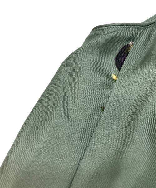 CABAN（キャバン）CABAN (キャバン) BLOOMIN' ART プリントロングワンピース グリーン サイズ:XSの古着・服飾アイテム