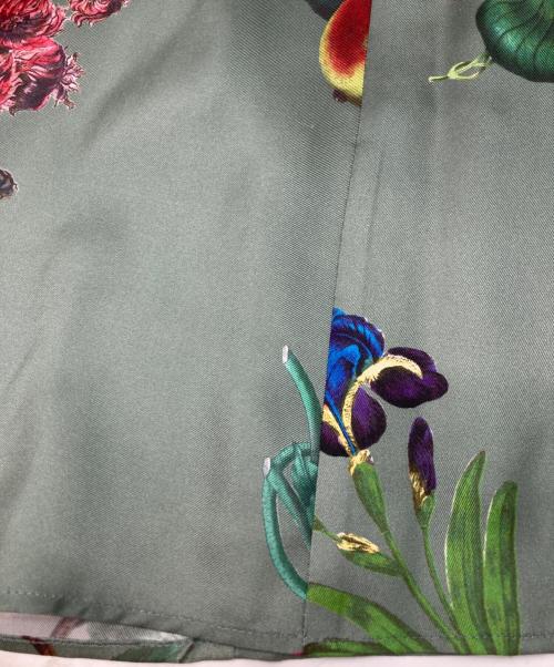 CABAN（キャバン）CABAN (キャバン) BLOOMIN' ART プリントロングワンピース グリーン サイズ:XSの古着・服飾アイテム